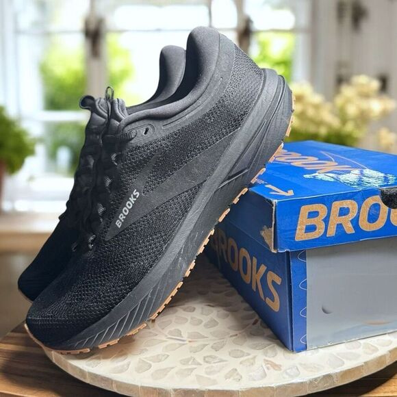 Brooks Revel 7 Supportive Running Shoes Men’s Size 11.5 EU 45.5 Black/Gum Sole N - Picture 14 of 14